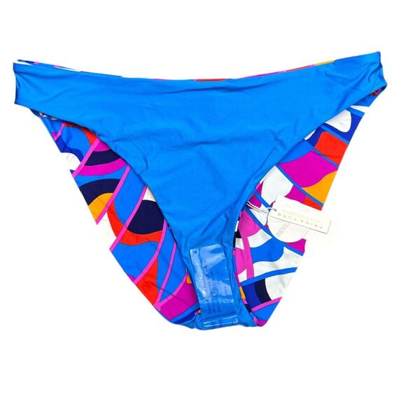 Trina Turk Rio Reversible French Cut Bikini Bottom Women's Size 14 - Picture 4 of 13